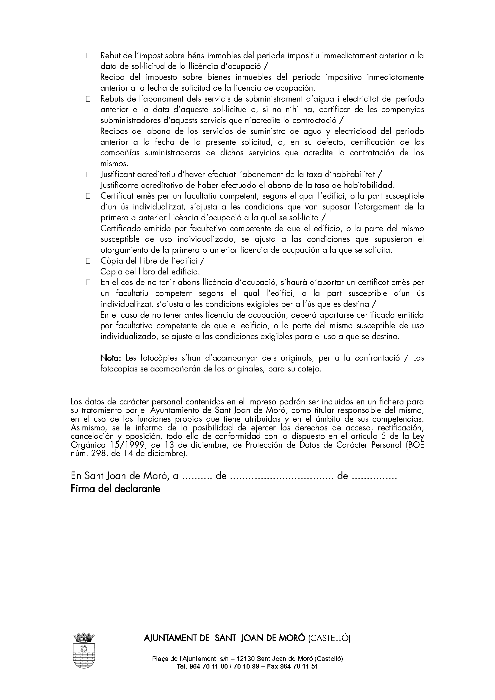 Impreso DECLARACIÓN RESPONSABLE SEGUNDA OCUPACION - San Joan de Moro_Página_2