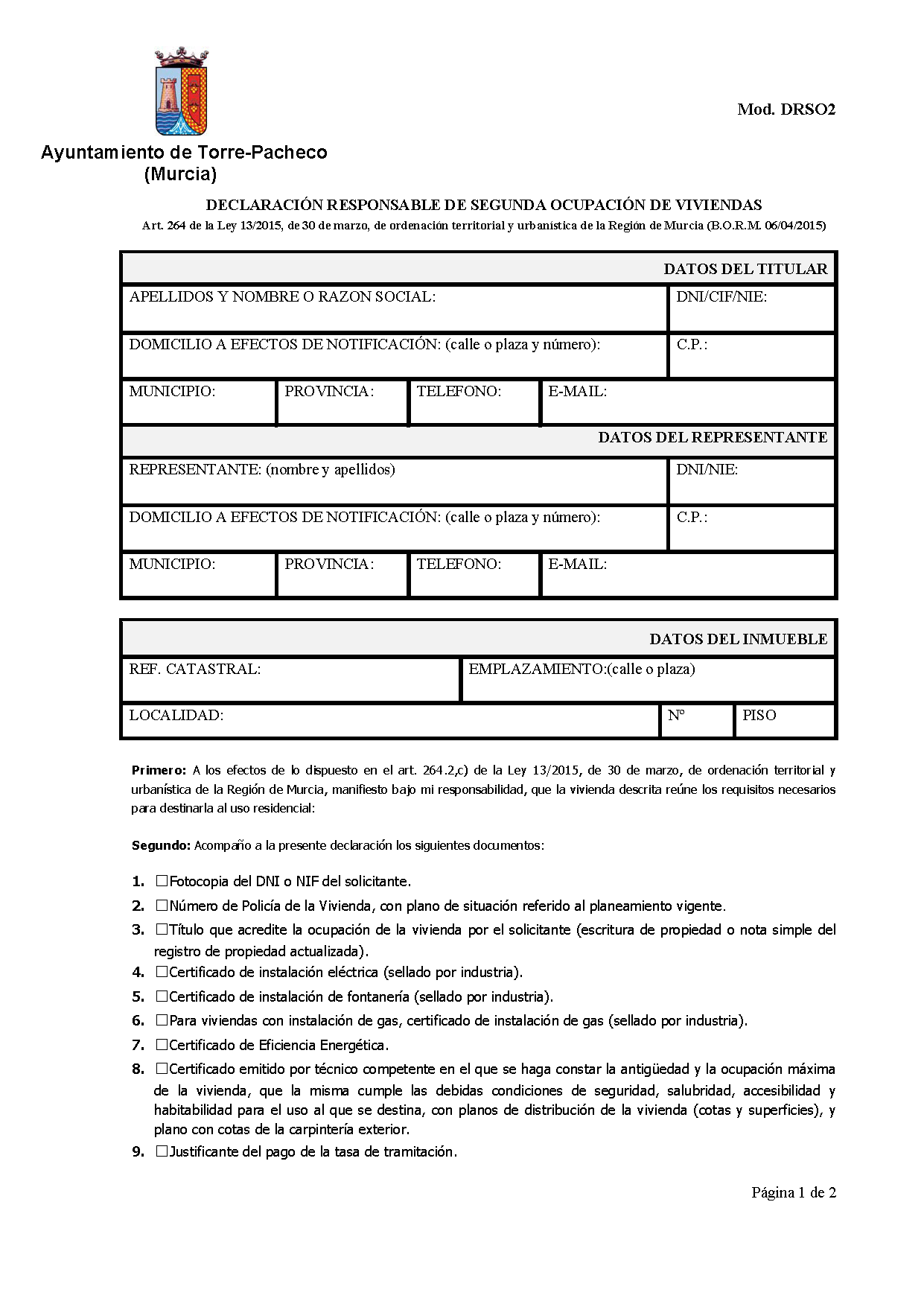 Impreso Declaración Responsable Segunda Ocupacion Torrepacheco_Página_1