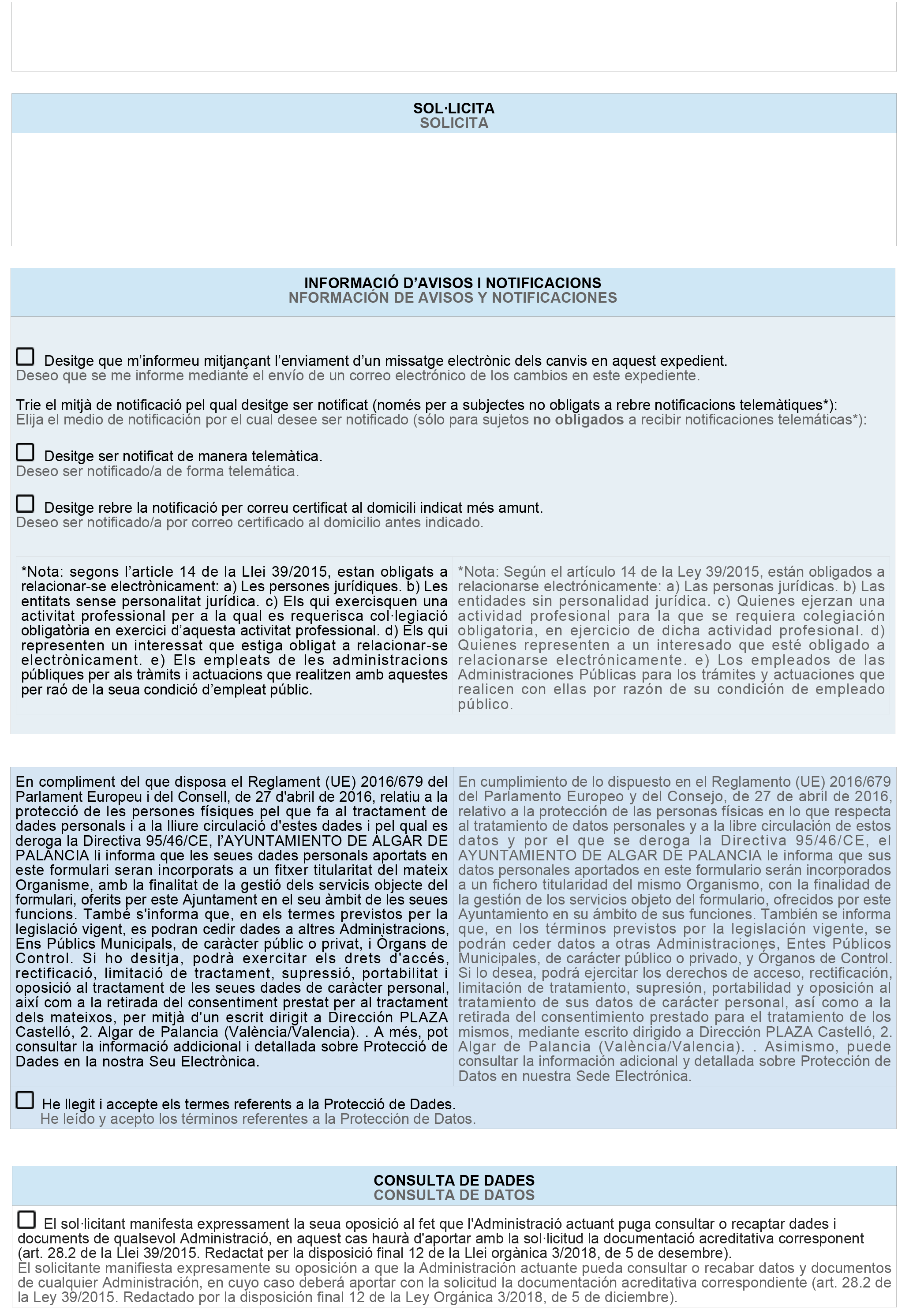 Impreso Declaración Responsable Segunda Ocupación - Algar de Palancia 2
